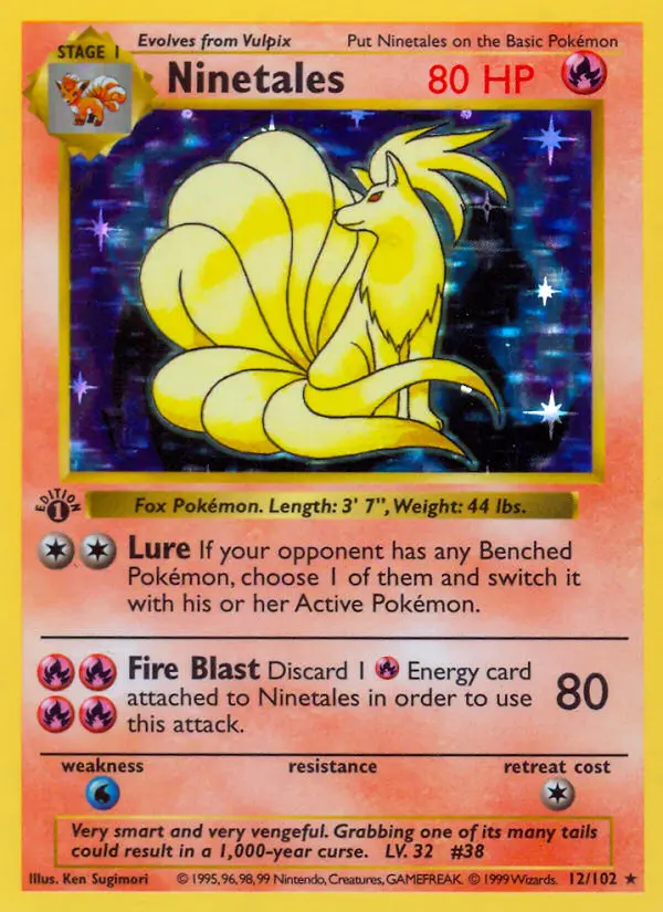 Ninetales #12 — Base Set