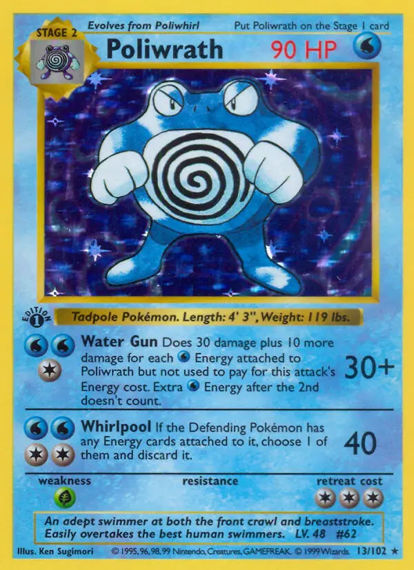 Poliwrath #13 — Base Set
