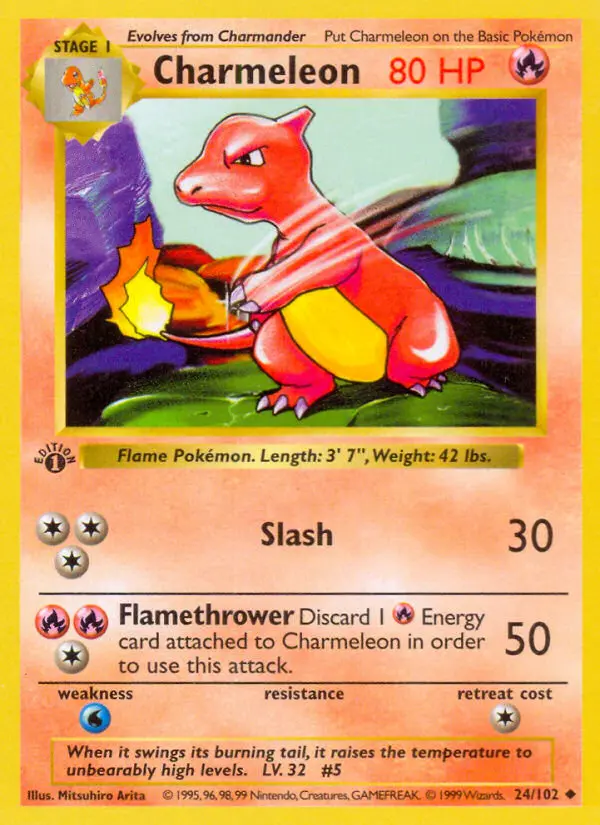 Charmeleon #24 — Base Set