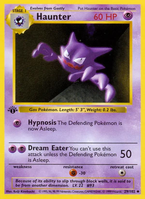 Haunter #29 — Base Set