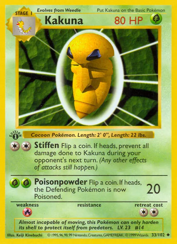 Kakuna #33 — Base Set