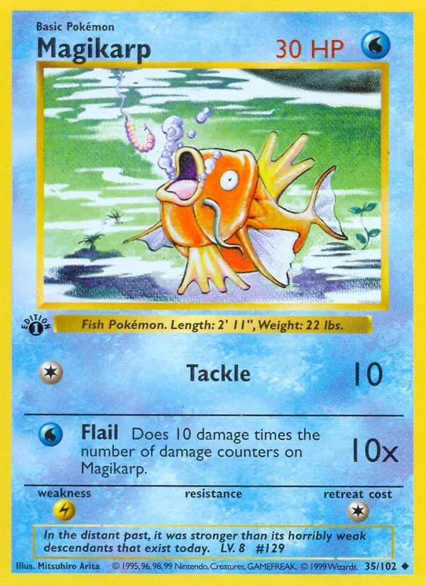 Magikarp #35 — Base Set