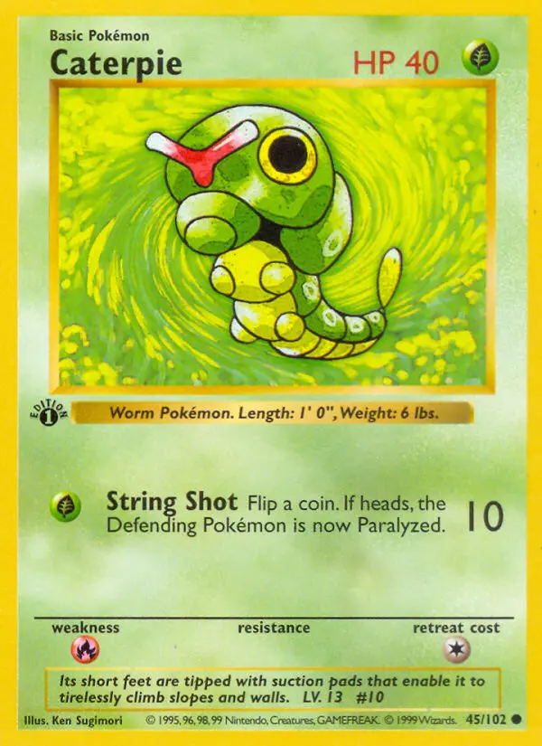 Caterpie #45 — Base Set