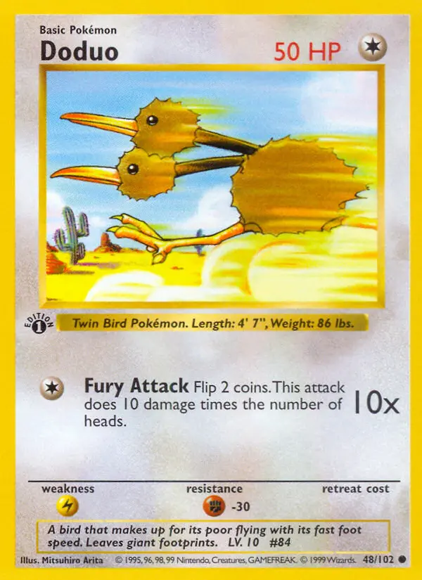Doduo #48 — Base Set