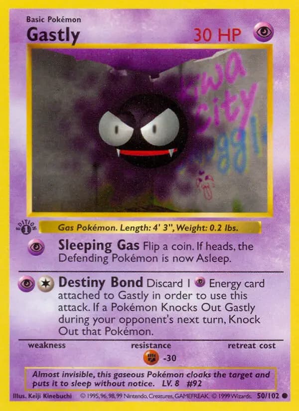 Gastly #50 — Base Set