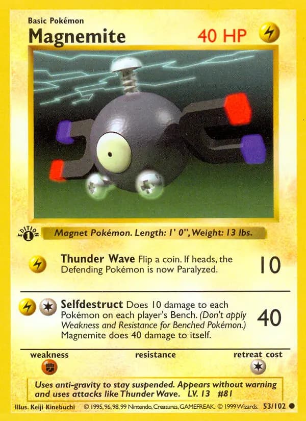 Magnemite #53 — Base Set