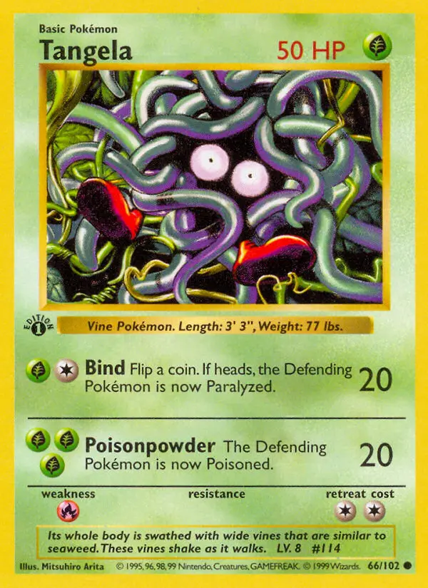 Tangela #66 — Base Set