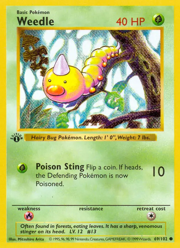 Weedle #69 — Base Set