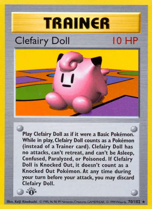 Clefairy Doll #70 — Base Set