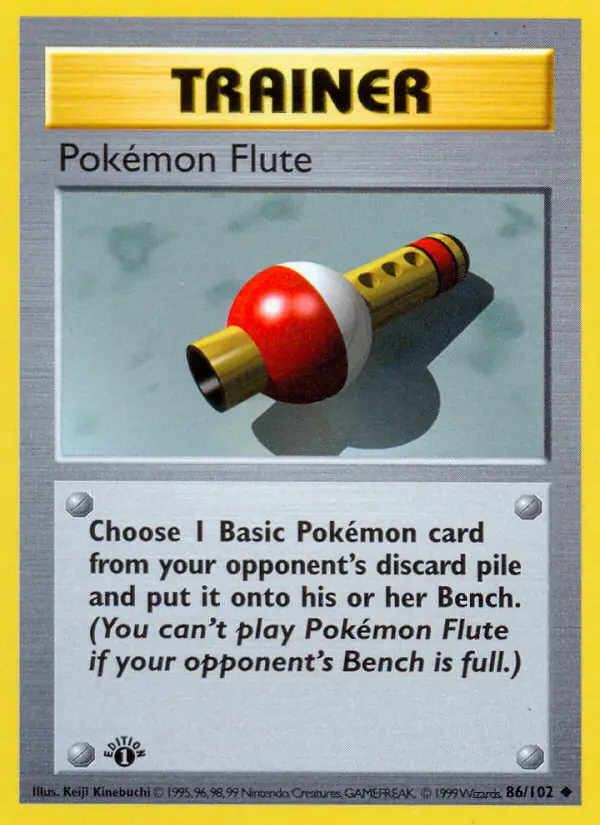 Pokémon Flute #86 — Base Set