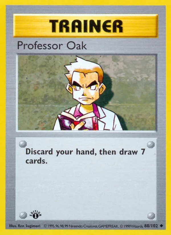 Professor Oak #88 — Base Set