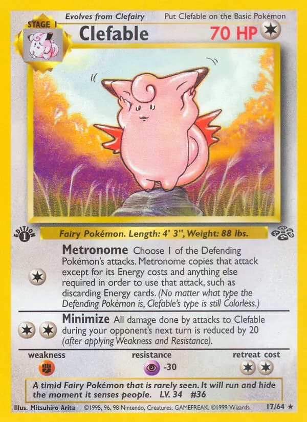 Clefable #17 — Jungle