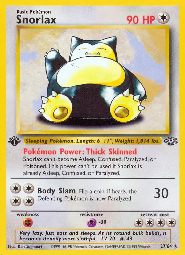 Snorlax #27 — Jungle