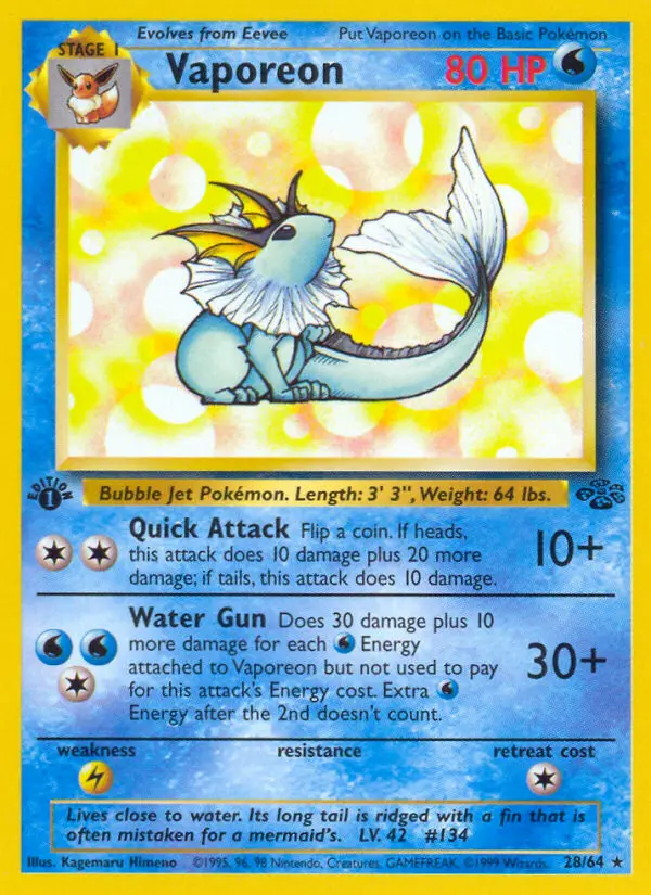 Vaporeon #28 — Jungle