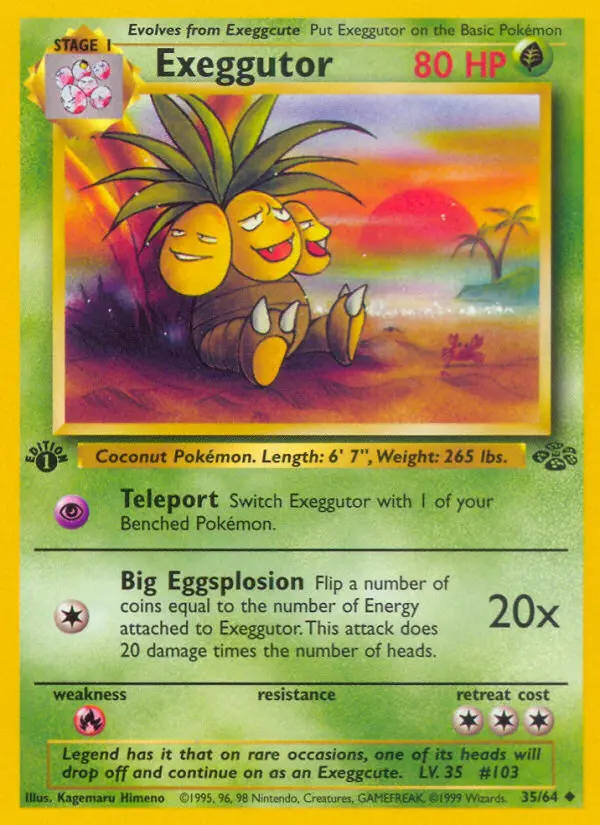Exeggutor #35 — Jungle