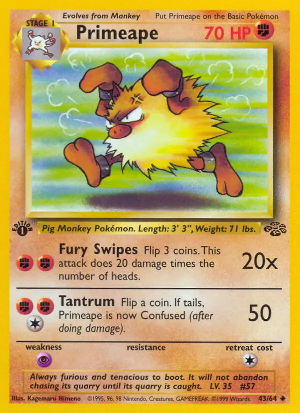 Primeape #43 — Jungle