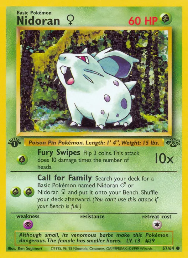 Nidoran♀ #57 — Jungle