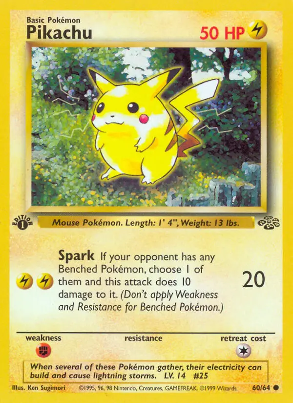 Pikachu #60 — Jungle