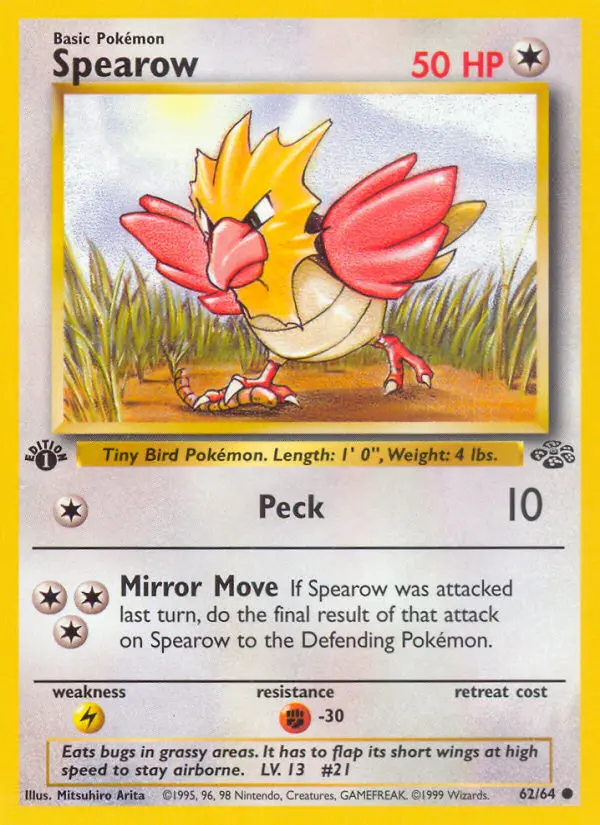 Spearow #62 — Jungle