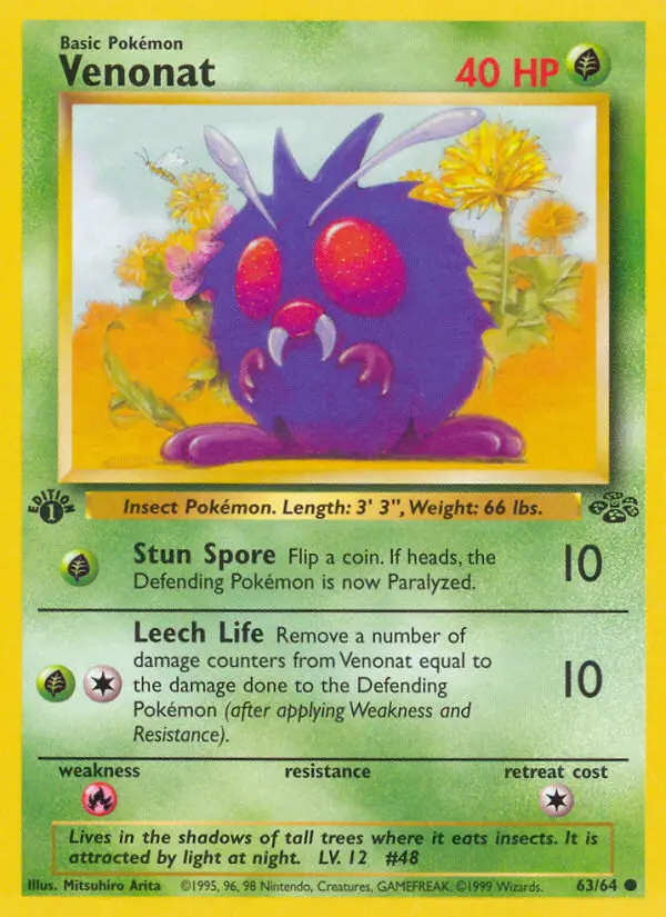 Venonat #63 — Jungle