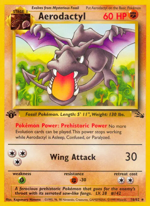 Aerodactyl #16 — Fossil