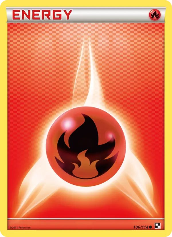 Fire Energy #106 — Black & White