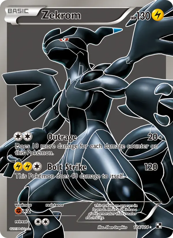 Zekrom #114 — Black & White