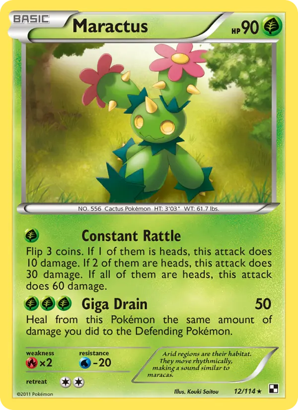 Maractus #12 — Black & White
