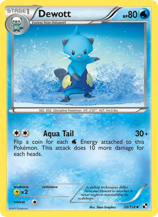 Dewott #30 — Black & White