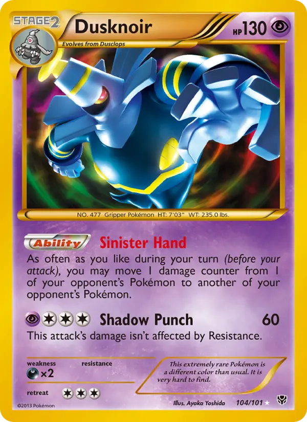 Dusknoir #104 — Plasma Blast