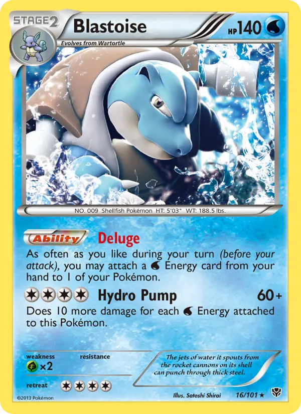 Blastoise #16 — Plasma Blast