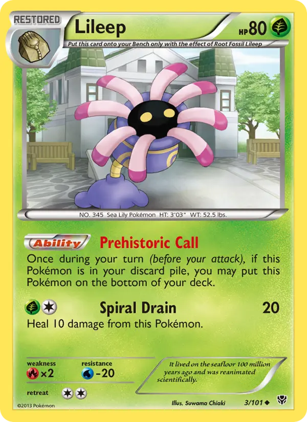 Lileep #3 — Plasma Blast