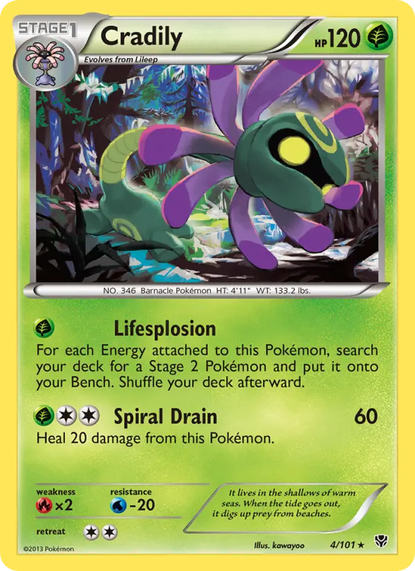 Cradily #4 — Plasma Blast
