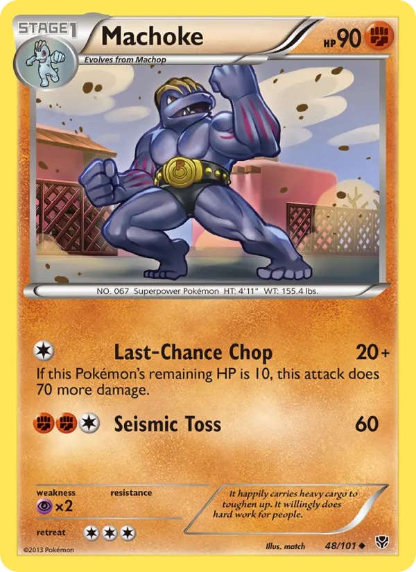 Machoke #48 — Plasma Blast