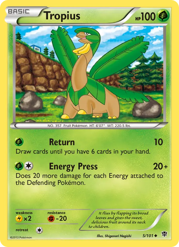 Tropius #5 — Plasma Blast