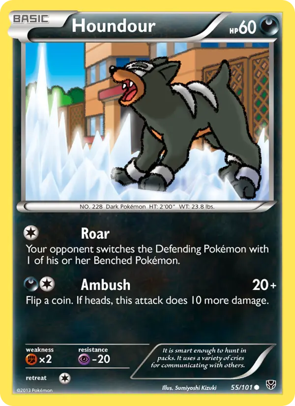 Houndour #55 — Plasma Blast