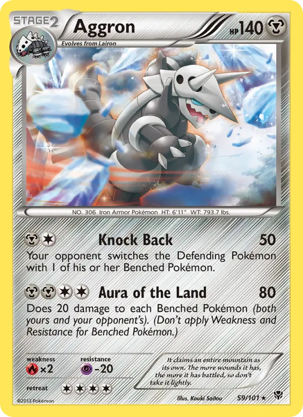 Aggron #59 — Plasma Blast