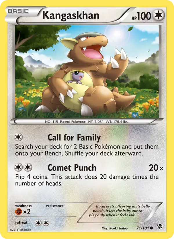 Kangaskhan #71 — Plasma Blast