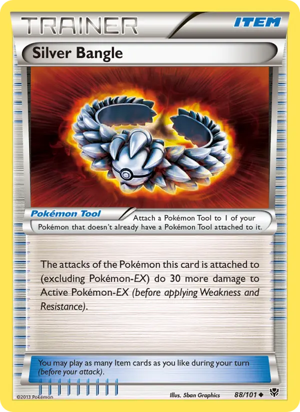 Silver Bangle #88 — Plasma Blast