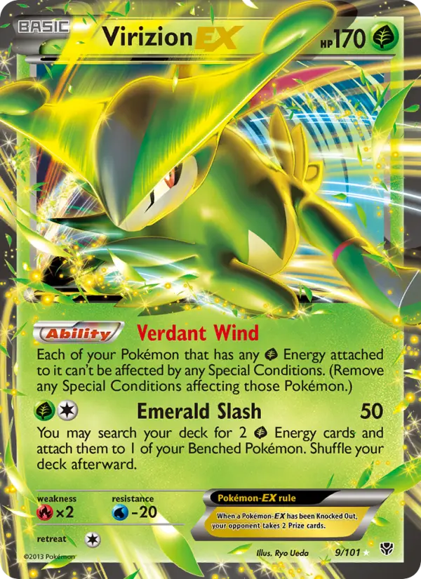 Virizion-EX #9 — Plasma Blast