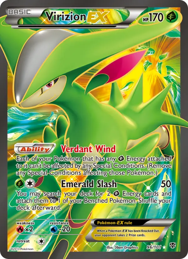 Virizion-EX #96 — Plasma Blast
