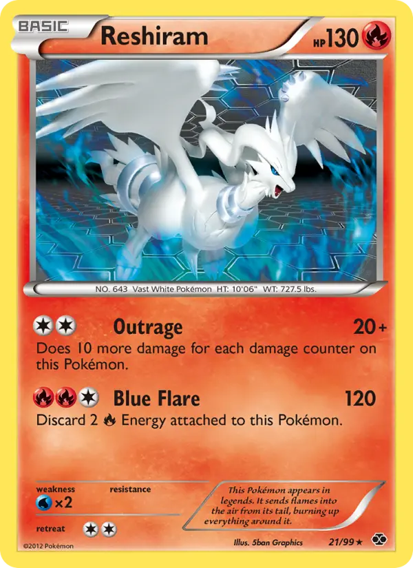 Reshiram #21 — Next Destinies