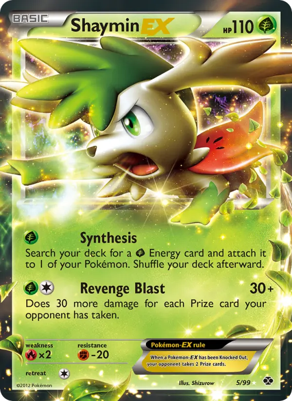 Shaymin-EX #5 — Next Destinies