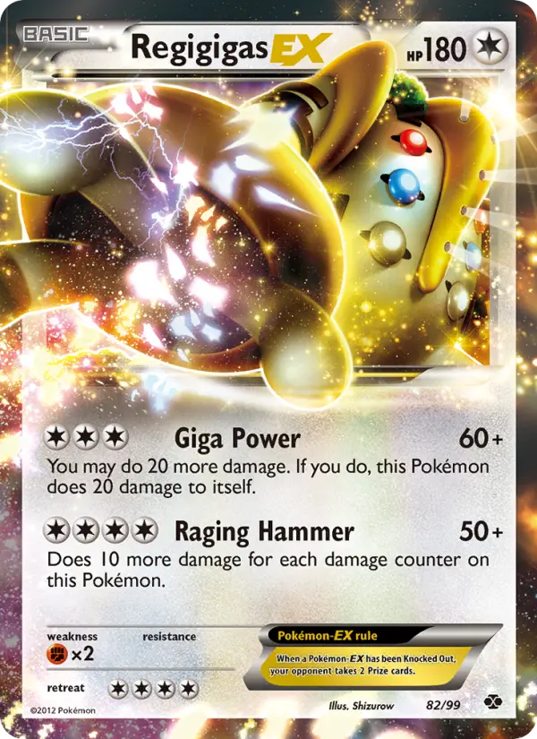Regigigas-EX #82 — Next Destinies
