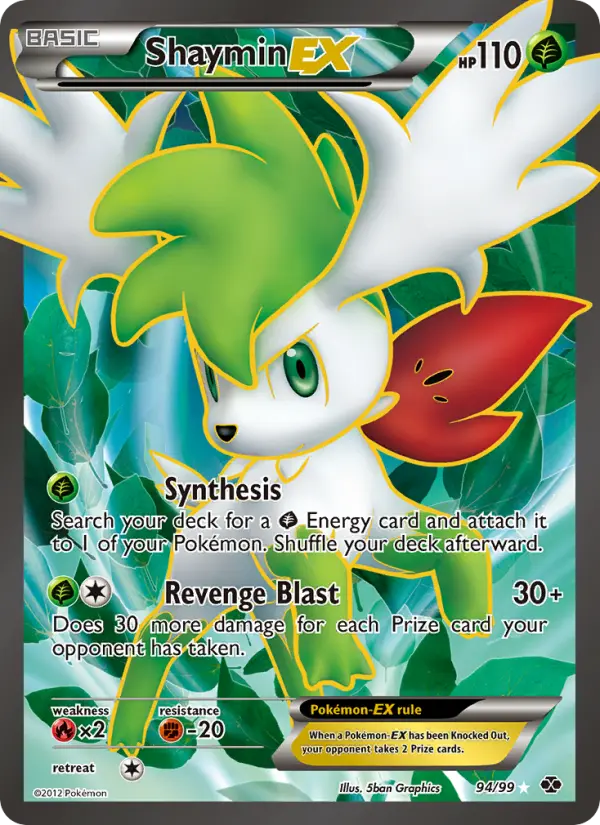 Shaymin-EX #94 — Next Destinies