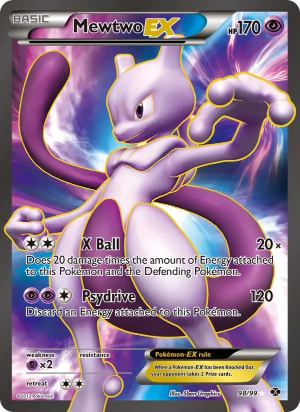 Mewtwo-EX #98 — Next Destinies