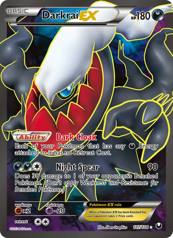 Darkrai-EX #107 — Dark Explorers