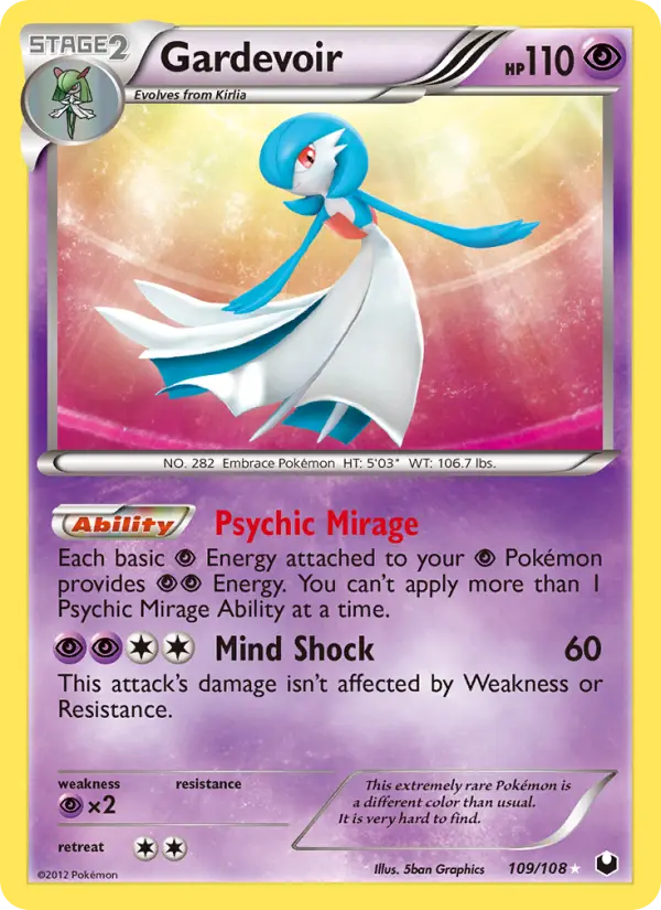 Gardevoir #109 — Dark Explorers