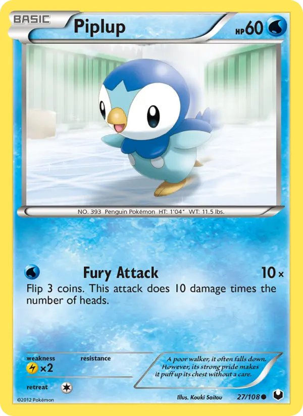 Piplup #27 — Dark Explorers