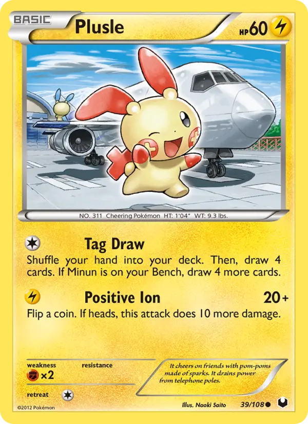 Plusle #39 — Dark Explorers